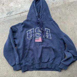 joe's Navy blue vintage USA hoodie washington D.C. size medium